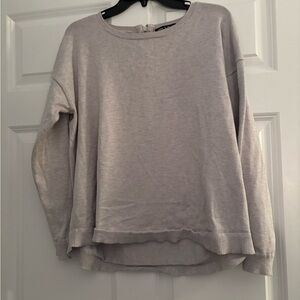 Cable & Gauge Light Gray Sweater